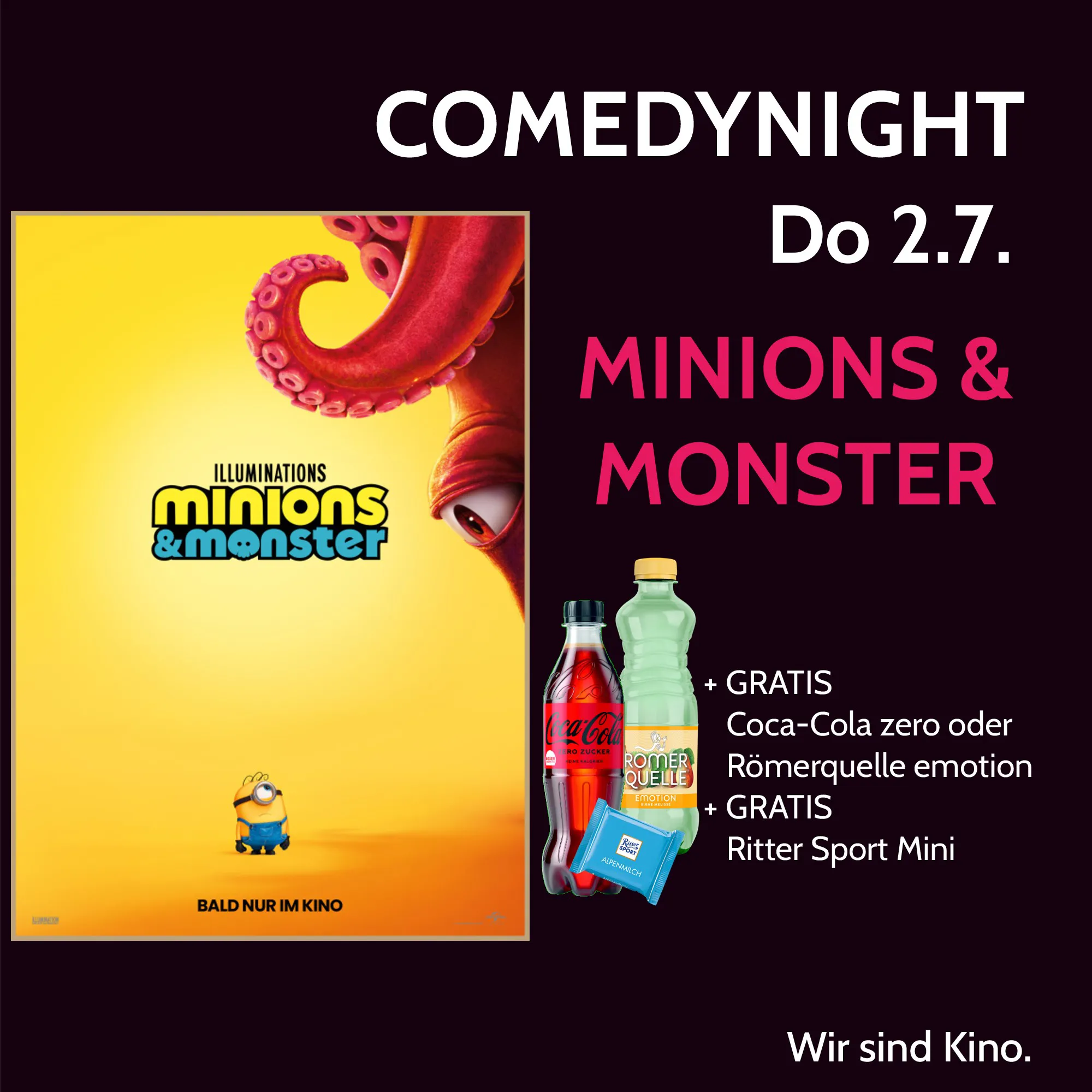 ComedyNight: Minions & Monster